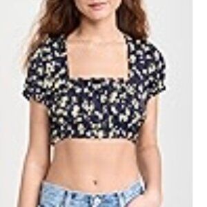 RESA crop top in daisy